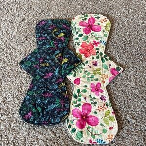 Reusable cloth pads from Etsy